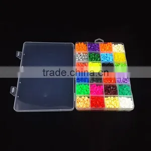 2400Pcs 24 Color Hama Beads 5MM Perler Beads DIY Creative Puzzles Tangram Jigsaw Board Educational Baby Kid Toys Gifts thumbnail-4