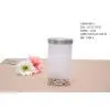 Large Frosted Glass Storage Jars thumbnail-2