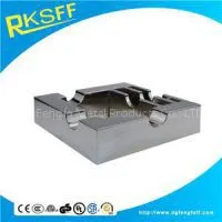 Zinc Alloy Silver Square Big Ashtrays thumbnail-1