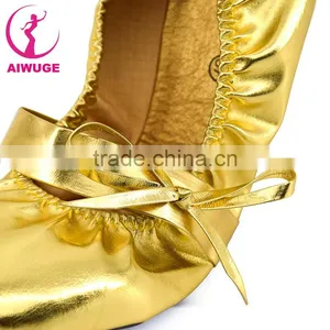 Daydance Belly Ballet Dance Shoes Cheap Foldable Flat Shoes thumbnail-6