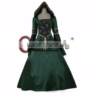 Oliver Green Medieval Dress Cosplay Costume Women's Fancy Dress Custom Made thumbnail-1