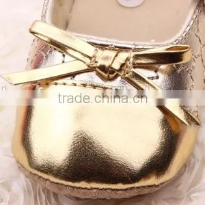 Hot Sale New Design Princess Girl Prewalker Baby Soft Sole Shoes thumbnail-5