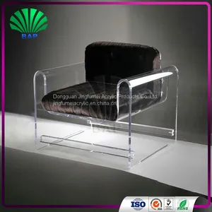 European Single Study Recline Chair Acrylic Sofa Chair Lucite Lazy Sofa thumbnail-2