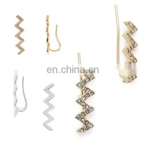Pave Zig Zag Ear Crawlers Set thumbnail-1
