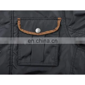 Men Varsity Winter Jacket of China Garment Factory Extreme Winter Jackets Custom Life Jackets thumbnail-6