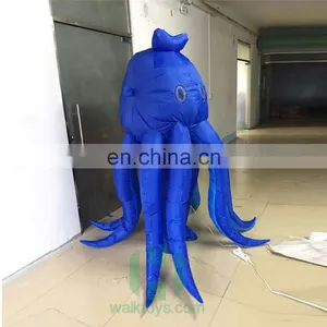 HI CE Inflatable Blue Inkfish Costume for Party thumbnail-3