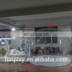 HI Bubble Camping Tent High Quality Clear Inflatable Lawn Tent,bubble Tent for Event,inflatable Cube Tent for Sale thumbnail-2