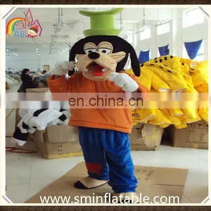 Goofy Mascot Costume, Fur Cartoon Dog Figure Cosplay Costume thumbnail-1
