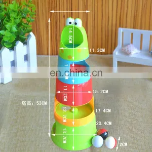 Cartoon Plastic Stacking Toys Educational Baby Game thumbnail-2