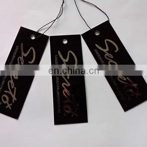Glossy Paper Hangtag With Silver Logo thumbnail-1