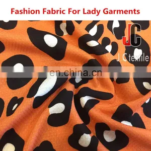 AD2091 JC Rayon Jacquard Leopard Grain Wholesale 100% Rayon Custom Printed Fabric thumbnail-2