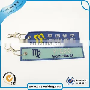 Cheap Key Ring Blank Custom Embroidery Key Rings thumbnail-1