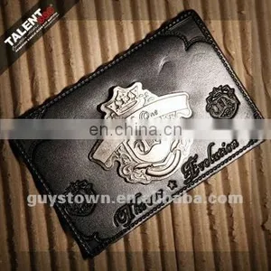 Custom Private Brand Name Logo Leather Labels and Tags for Jeans thumbnail-2