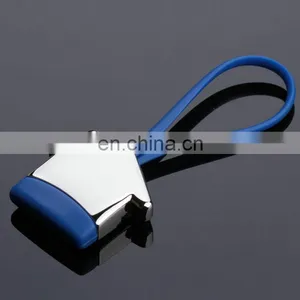 Best Advertising Gifts Different Color House Shape Rubber Keychain thumbnail-1