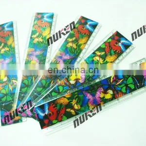 High Quality Lenticular Effect UV Printed Disposable Ruler thumbnail-1