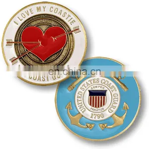 Both Side Engrave Cheap Metal Coins thumbnail-1