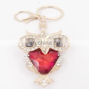Fashion Cute Owl Keychain Key Chain Ring Holder Gift Women Bag Pendant thumbnail-1