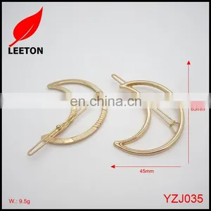 Factory Supply Popular Fashion Metal Moon Hair Clip for Girls thumbnail-3