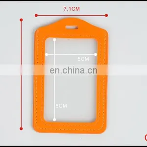Factory Supply Transparent PU ID Card Holder thumbnail-5