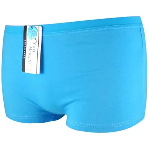 Yun Meng Ni Sexy Underwear Breathable Cotton Boyshort Plain Color Women Panties Hipsiter Lingerie thumbnail-3