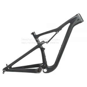 Full Suspension Frame Carbon Fiber 650B Bicycle Parts Mountain Frameset 27.5 thumbnail-1
