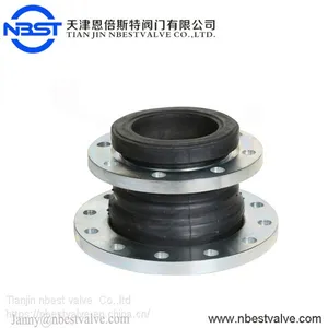 PN16 Neoprene Rubber Bellows Reducer Rubber Expansion Joint Flexible Coupling thumbnail-1