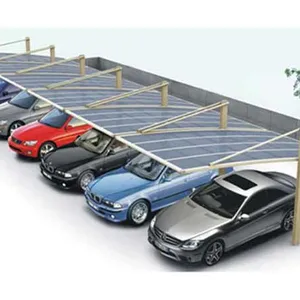 With Aluminum Frame Solar Panel Carport Residential Scratch Resistant thumbnail-2