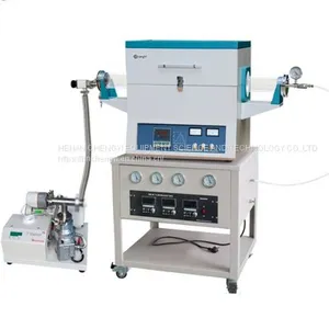 CHY-T1250A-3Z4C Laboratory 1200 Degree CVD Furnace With O.D50*1000mm Quartz Tube thumbnail-1