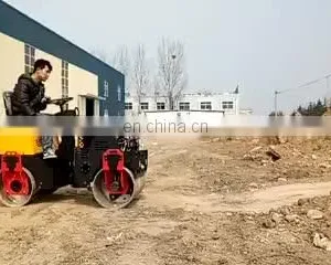 5% off CE Certified Hydraulic Ride on Tandem Roller Compactor With Impact Force of Approximately 3 Ton thumbnail-1