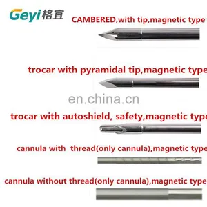 Reusable Laparoscopic Instruments Magnetic Cannula 5mm Flip Type Trocar thumbnail-6