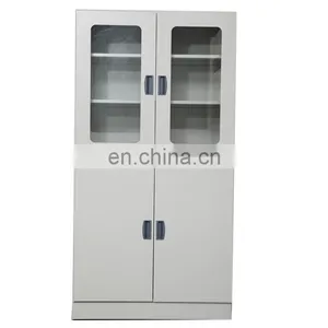 Glass Window Cold Rolled Steel School Chemistry Storage Lab Cabinet thumbnail-3