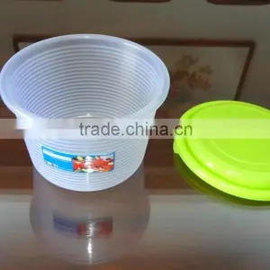 4L Round Plastic Food Storage Container, Storage Box thumbnail-1
