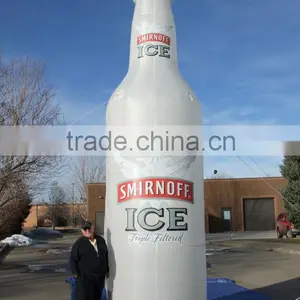 White Ice Inflatable Bottle Frosted Fabric For Decoration thumbnail-1