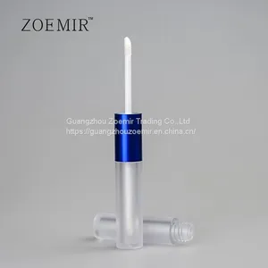 Fashion Custom Cosmetic Packaging Lip Gloss Tube Double Tube thumbnail-3