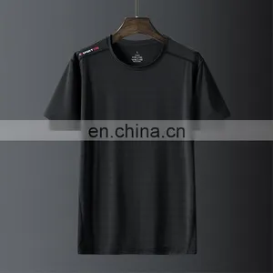 Wholesale Mens Plain Dyed Plus Size Quick Dry Polyester Cool Summer Shirt thumbnail-4