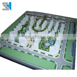 CNC Laser Machine Cutting Solid Abs Plastic Blocks Model for Architect Design thumbnail-1