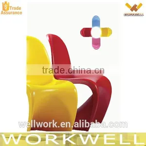 WorkWell Hot Sale Plastic S Shape Chair Chair KW-P01 Quality Choice thumbnail-1