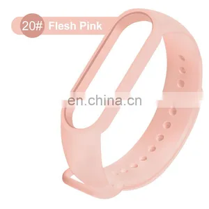 M5 Factory Wholesale Silicone Watch Strap Band For mi 5 6 Fit For Smart Watch Mi Band Strap Silicone For Mi Band 6 thumbnail-5