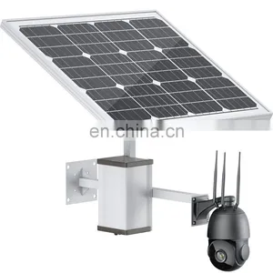 HD 2MP 30X ZOOM Security IP Camera Wireless 3G 4G SIM Card Outdoor PTZ CCTV Surveillance Cam 80W 40Ah Battery Solar Panel CamHi thumbnail-1