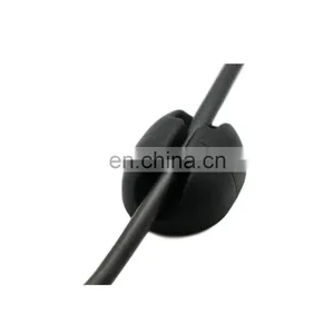 Promata Flexible Silicone Cable Winder Usb Cable Organizer Wire Cord Management Cable Clip Holder thumbnail-3