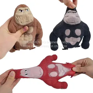 2023 New Creative Modern Novel Design Decompression Stretch Gorilla Toy Stretch Monkey Anti Stress Squeeze Fidget Toys thumbnail-5
