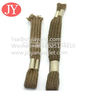 Metal Crimp Ends With Die Mold Fastener Metal Cord Clips String Leather Rope Fold Over Clip for Bracelet Components thumbnail-5