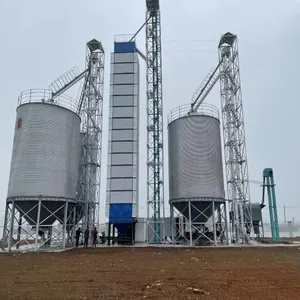 Good Quality Agricultural Cereal Storage Maize Wheat Paddy Corn Grain Galvanized Steel Silo thumbnail-2