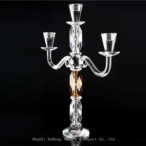 Hot Selling Wedding Candle Holder Ornament Crystal Headed Candle Holder Candle Stand thumbnail-5