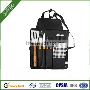 Cheap High Quality Wholesale Bbq Tool Set Apron for Sale thumbnail-1