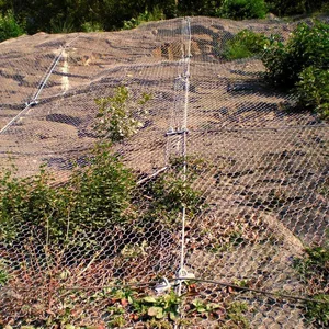 Hr20 Steel Geocomposite 80*100mm Drape Mesh System Rockfall Protective Mesh Price for Coastal Protection thumbnail-4