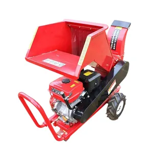 Mobile Trituradora De Ramas De Arbol Tree Leaves Crusher Shredding Machine Wood Branch Chopper for Farm thumbnail-4