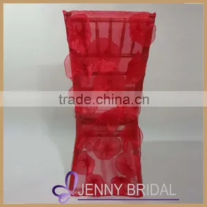 C002A JennyBridal Custom Chair Cover With Crochet Flower thumbnail-5