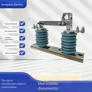 New Ceramic High-voltage Isolation Knife Switch Gw9-12/1250a, 10kv Outdoor Single-pole Disconnector on the Pole thumbnail-1