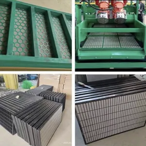 Vibrating Screen Mesh With Iron Frame for Oilfield Mud Solid-liquid Separation, 100 Mesh, 1.5mm Wire thumbnail-1